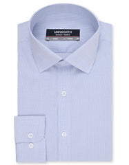 Check D Blue Tailored Smart Fit Shirt FS3015SF-14.5