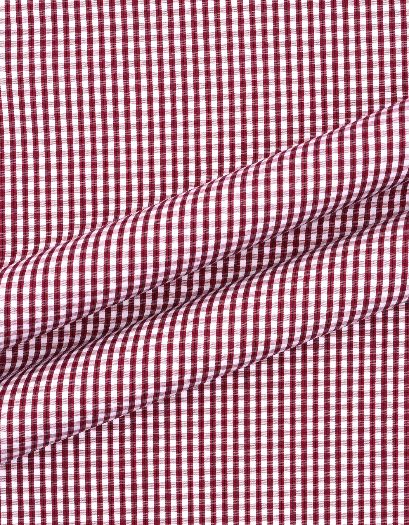 Check Maroon Classic Fit Shirt FS3036RF-16
