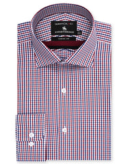 Check Maroon Classic Fit Shirt FS3037RF-14.5