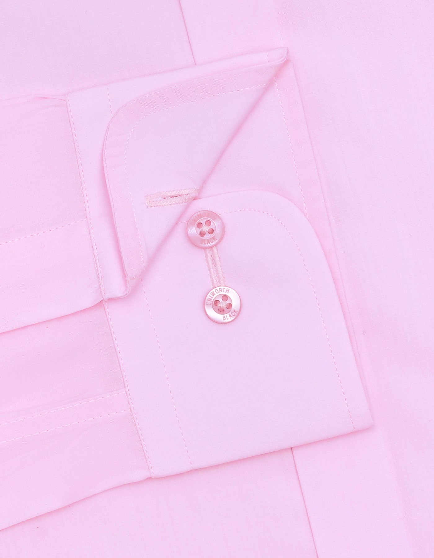 Plain Pink Tailored Smart Fit Shirt FS588SF-15.5