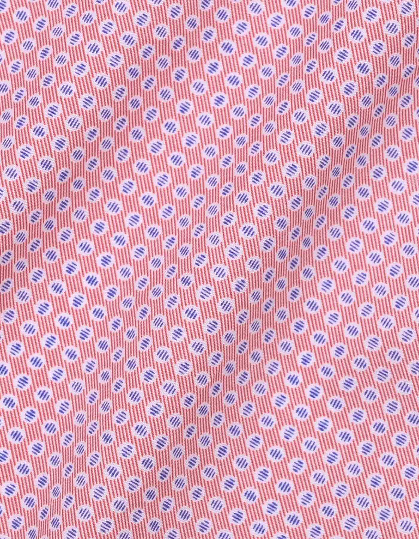 Printed Pink/Sky Tailored Smart Fit Shirt FS635-2SF-16
