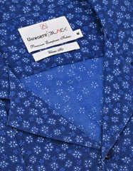 Printed Blue Classic Fit Shirt FS753-1RH-L