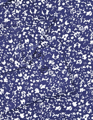 Printed Navy Tailored Smart Fit Shirt FS801SF-15.5