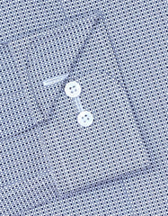 Printed Navy Tailored Smart Fit Shirt FS806-1SF-15.5