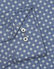 Printed Grey Classic Fit Shirt FS808-1RF-15.5
