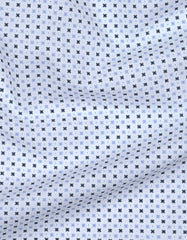 Printed Navy Tailored Smart Fit Shirt FS809SF-16