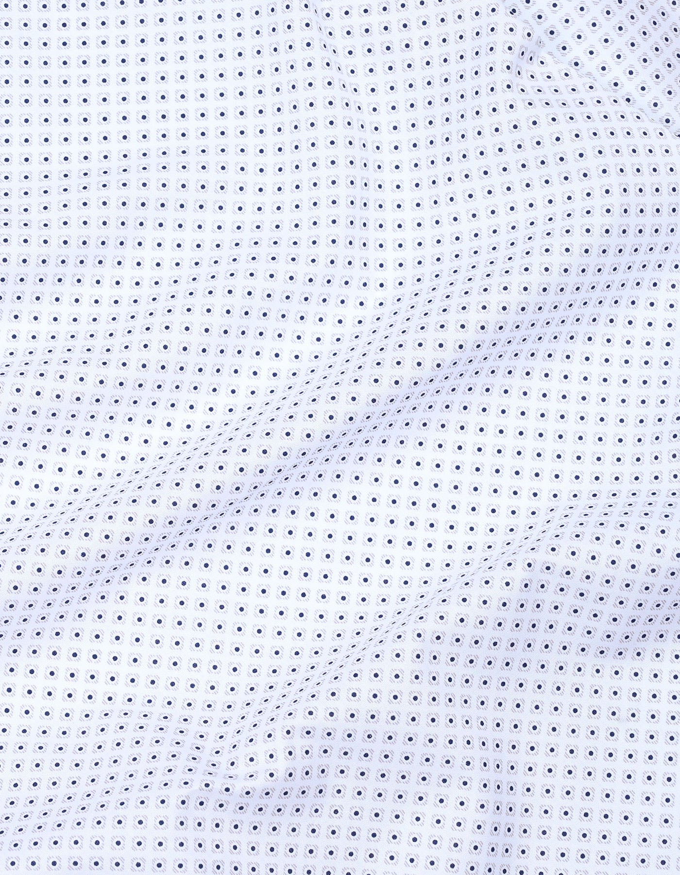 Printed White Smart Fit Shirt FS836SH-16