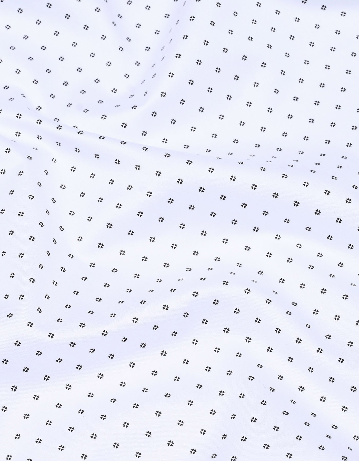 Printed White Classic Fit Shirt FS845RF-16