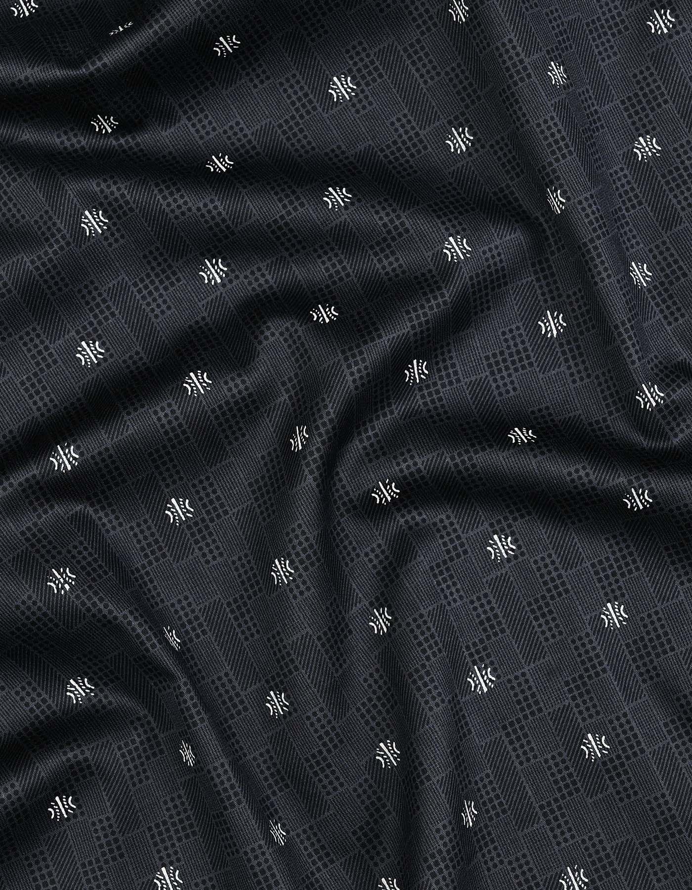 Printed D Grey Classic Fit Shirt FS847RF-16
