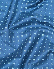 Printed Blue Tailored Smart Fit Shirt FS852-1SF-16