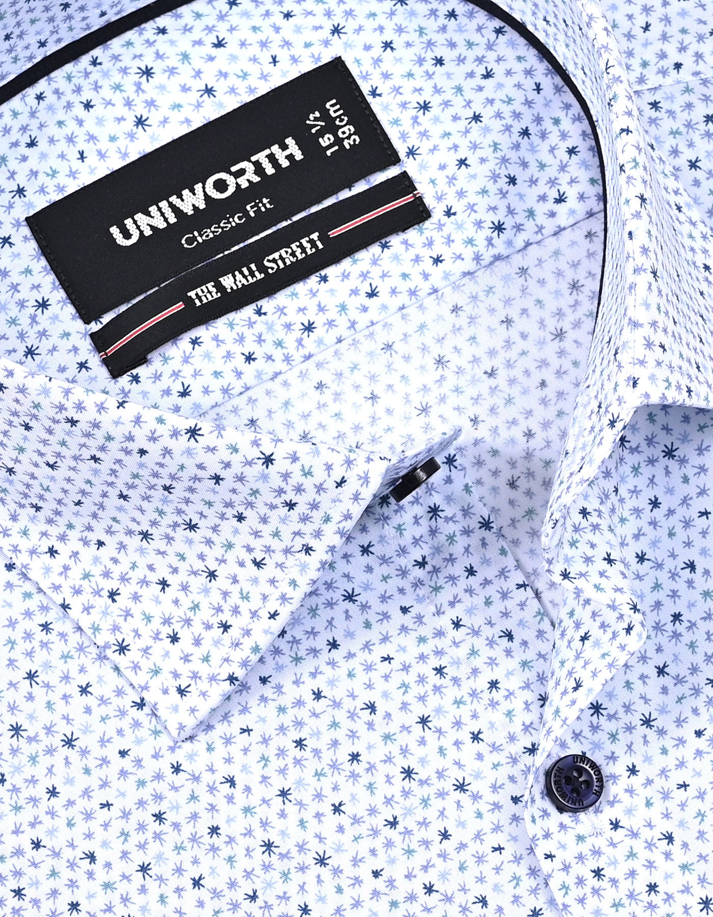 Printed Grey Classic Fit Shirt FS864RH-15