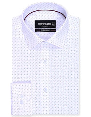 Printed Red Classic Fit Shirt FS871RF-14.5