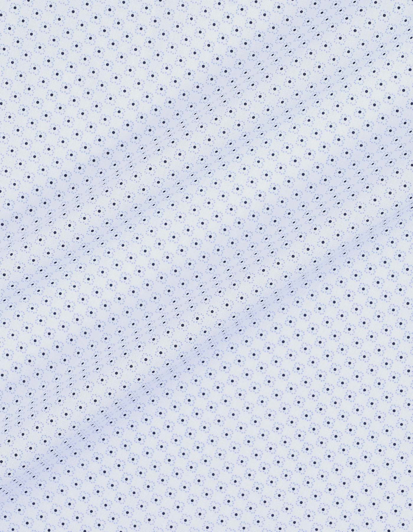 Printed Navy Tailored Smart Fit Shirt FS872-1SF-16