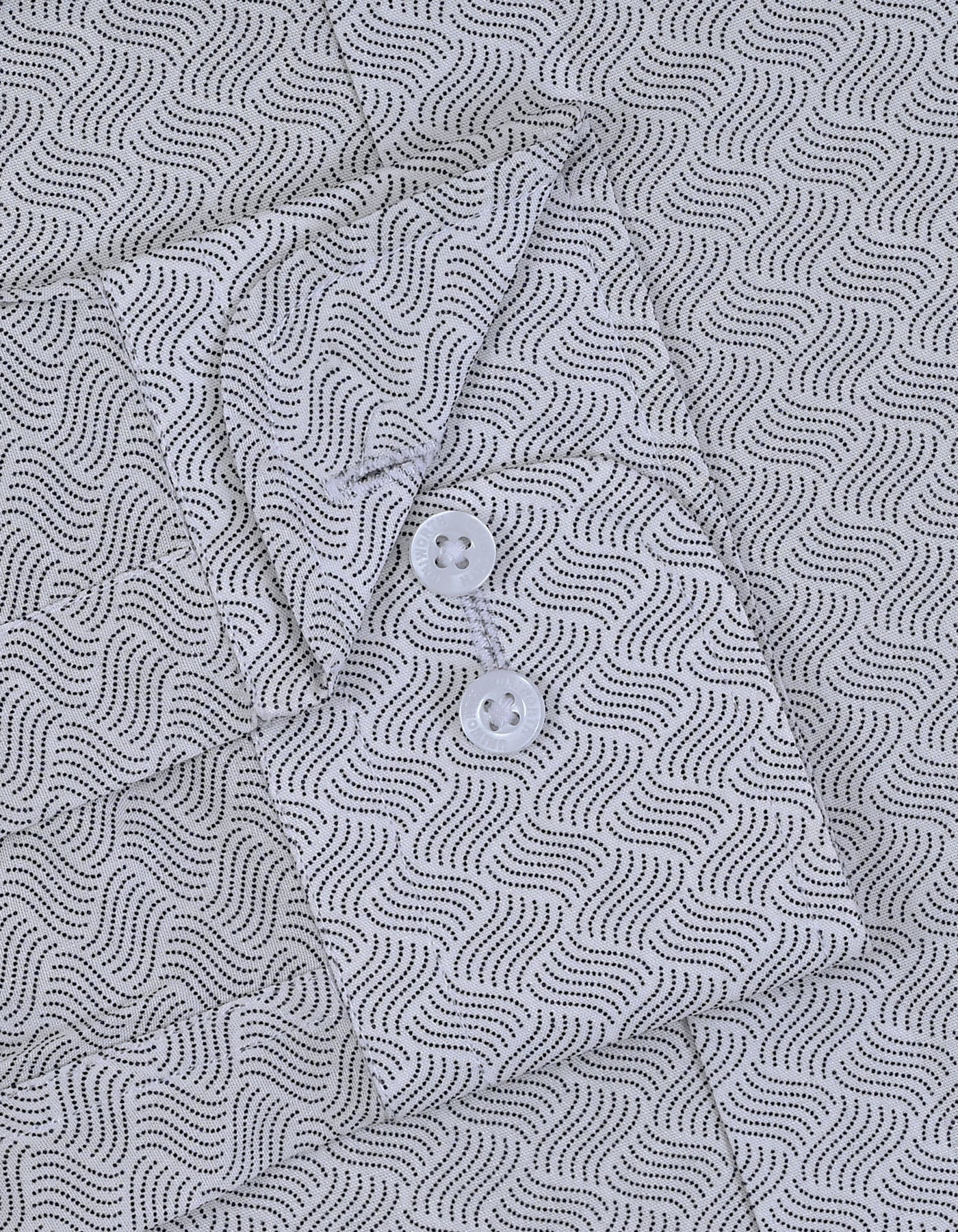 Printed Black Tailored Smart Fit Shirt FS882SF-15.5