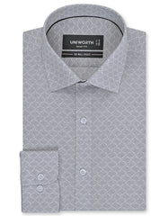 Printed Black Tailored Smart Fit Shirt FS882SF-14.5