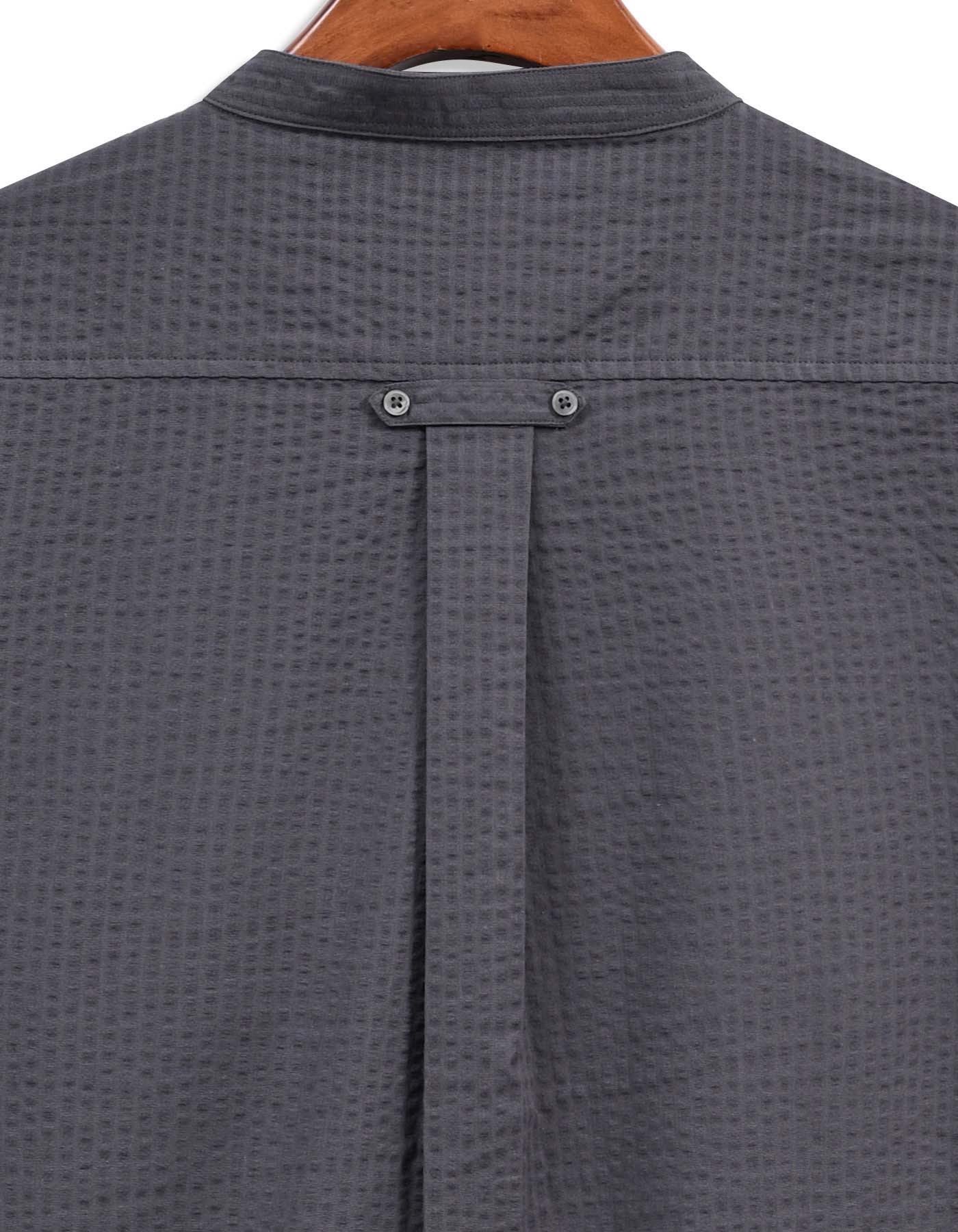 Stripe D Grey Tailored Smart Fit Shirt FS899-1SF-16