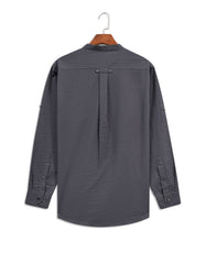 Stripe D Grey Tailored Smart Fit Shirt FS899-1SF-16.5