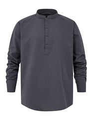 Stripe D Grey Tailored Smart Fit Shirt FS899-1SF-14.5