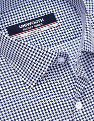 Printed Navy Classic Fit Shirt FS926RF-15