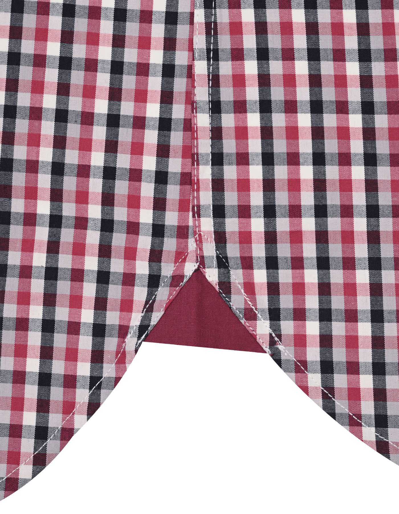 Check Black/Red Classic Fit Shirt FS969RF-17