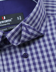 Check Grey Classic Fit Shirt FS973RF-16