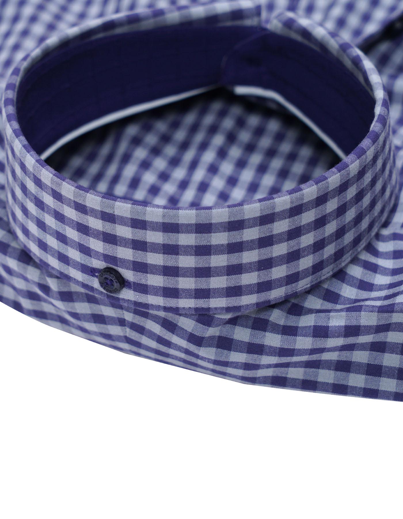 Check Grey Classic Fit Shirt FS973RF-15.5