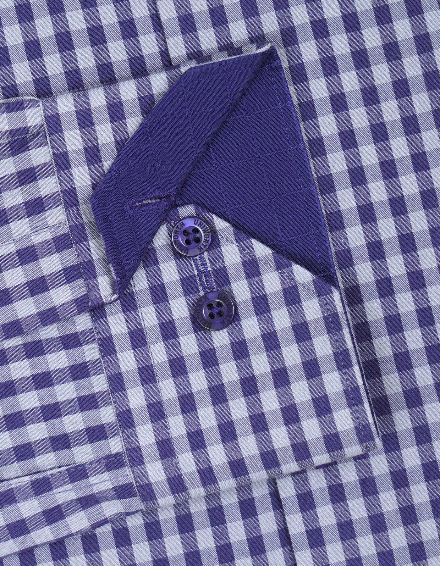Check Grey Classic Fit Shirt FS973RF-16.5