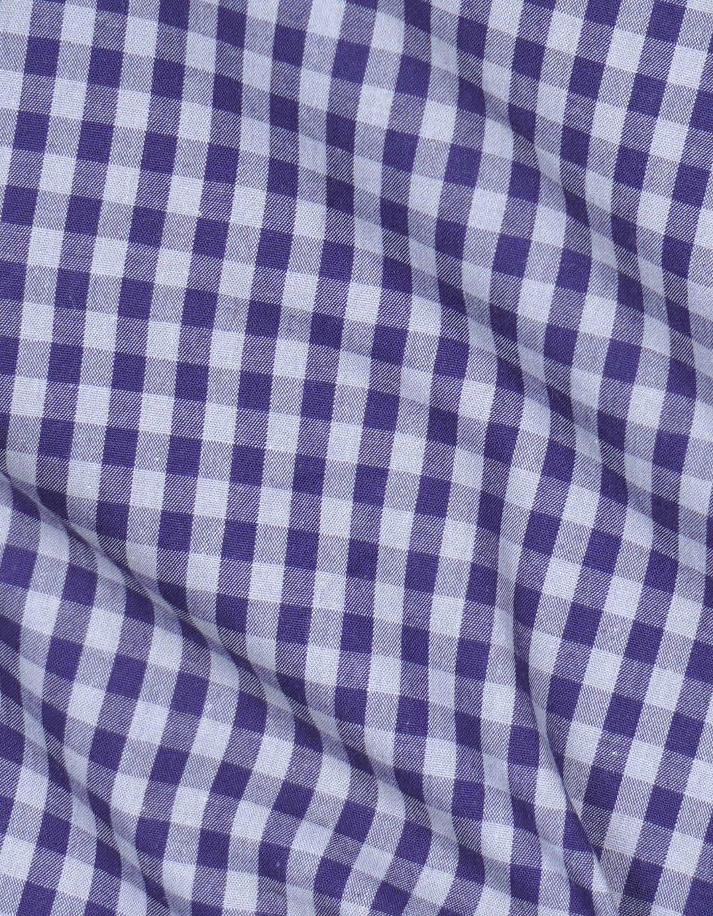 Check Grey Classic Fit Shirt FS973RF-17.5