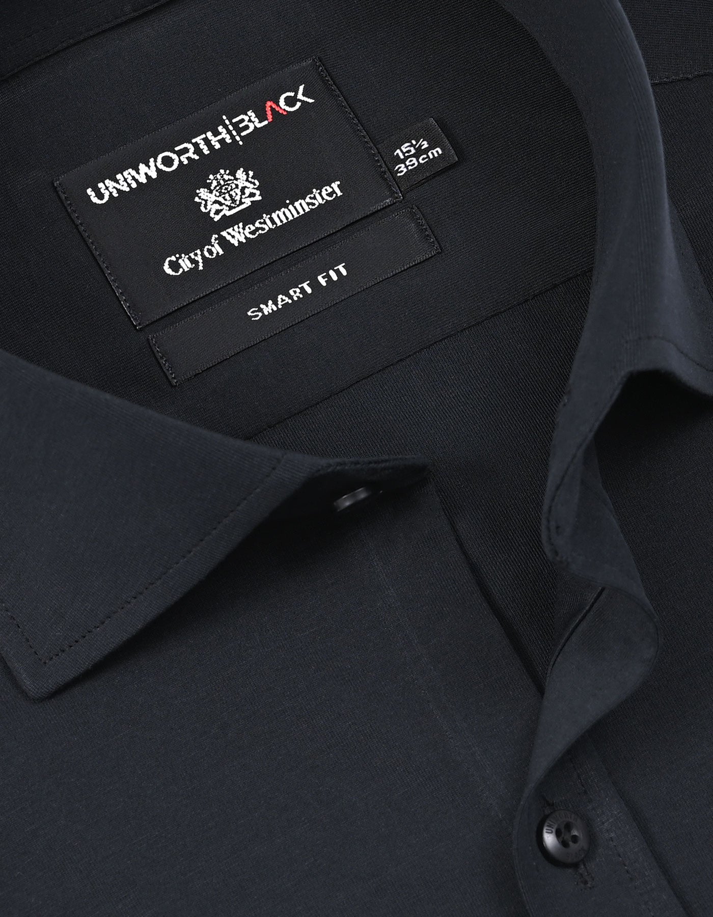 Formal Shirt Knit Black 15 FSK06SH Uni Black FSK06SH-15