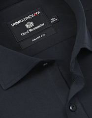 Formal Shirt Knit Black 15 FSK06SH Uni Black FSK06SH-15