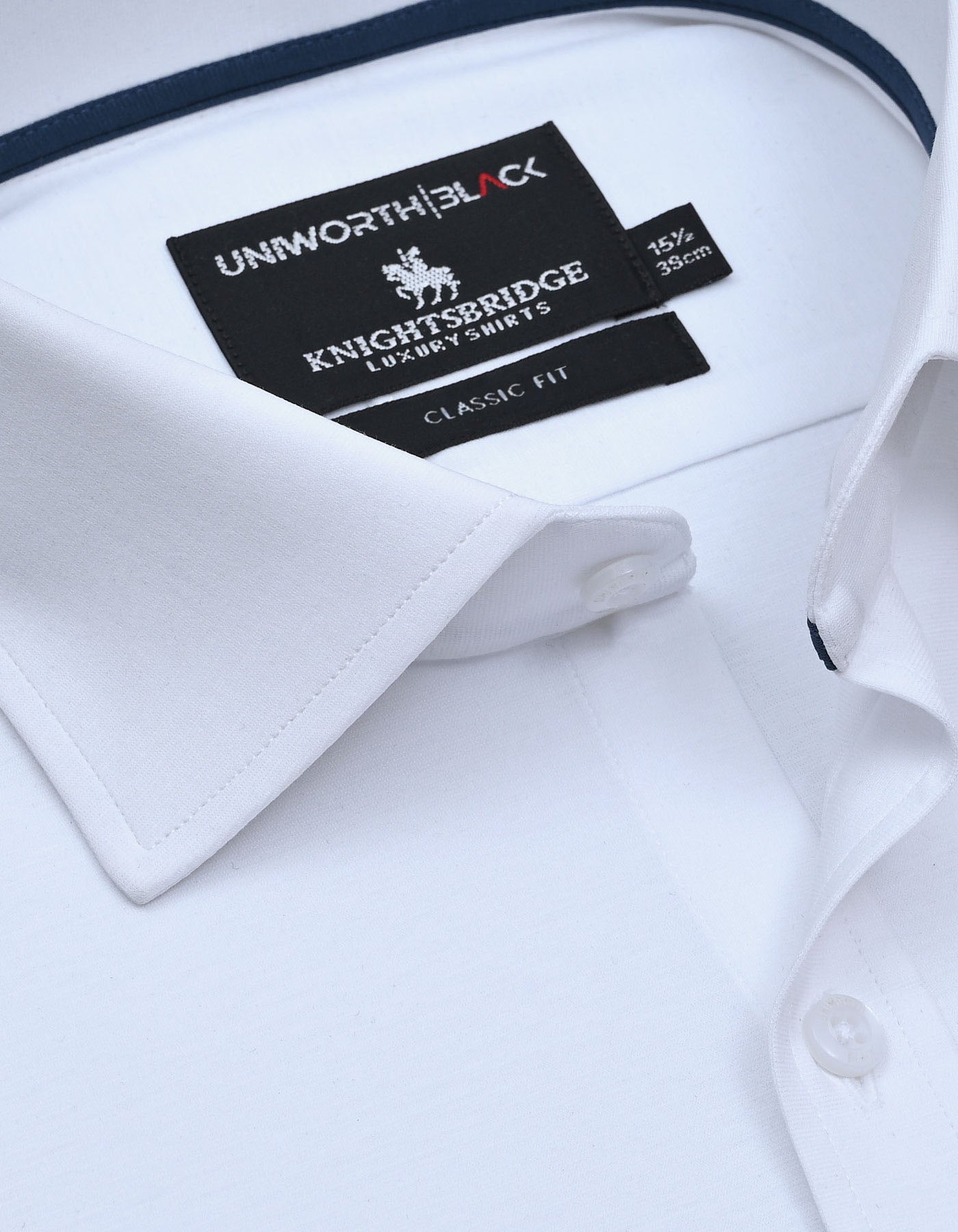 Plain White Classic Fit Shirt FSK13RF-15