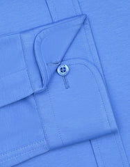 Plain Blue Tailored Smart Fit Shirt FSK15SF-16