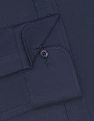 Plain Navy Tailored Smart Fit Shirt FSK18SF-16