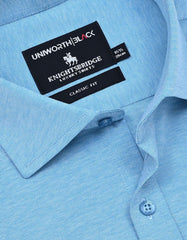 Formal Shirt Knit Turquoise 15? FSK39-1RH Uni Black FSK39-1RH-15.5