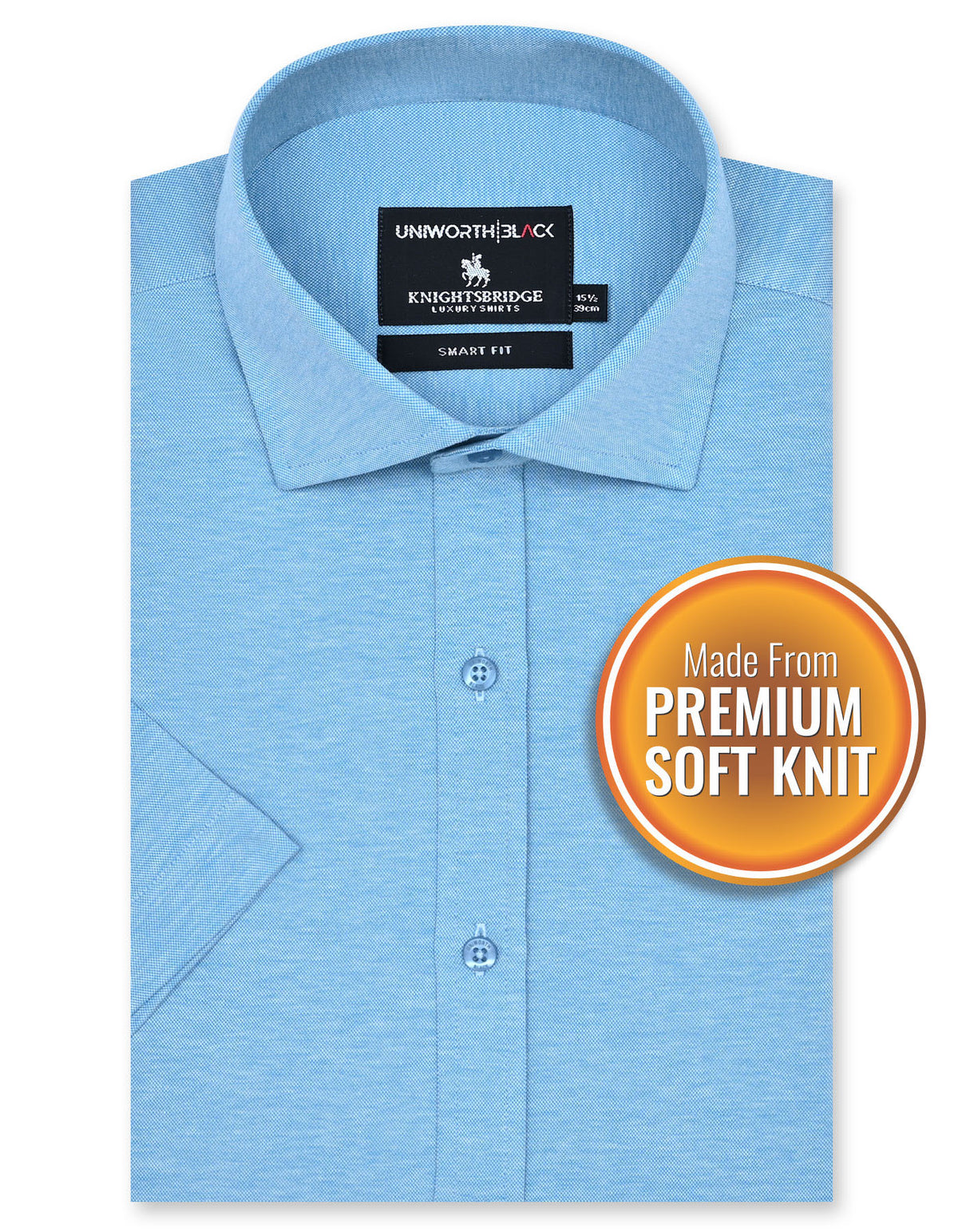 Formal Shirt Knit Turquoise 14? FSK39-1SH Uni Black FSK39-1SH-14.5