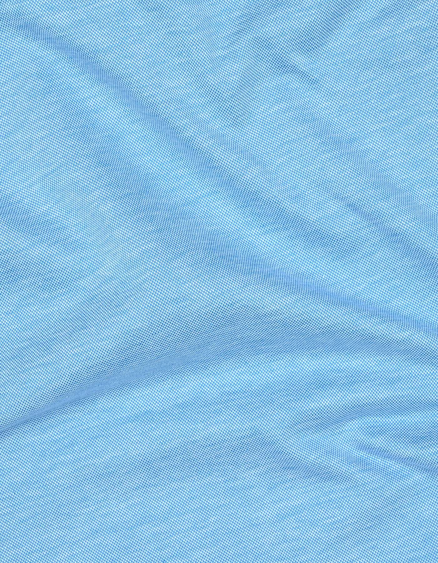 Plain Turquoise Classic Fit Shirt FSK39RH-16.5