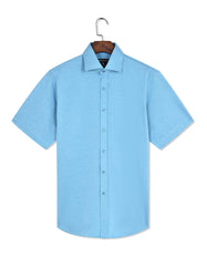 Plain Turquoise Classic Fit Shirt FSK39RH-15.5