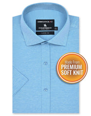 Plain Turquoise Classic Fit Shirt FSK39RH-14.5