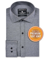 Formal Shirt Knit Grey 14? FSK42RF Uni Black FSK42RF-14.5