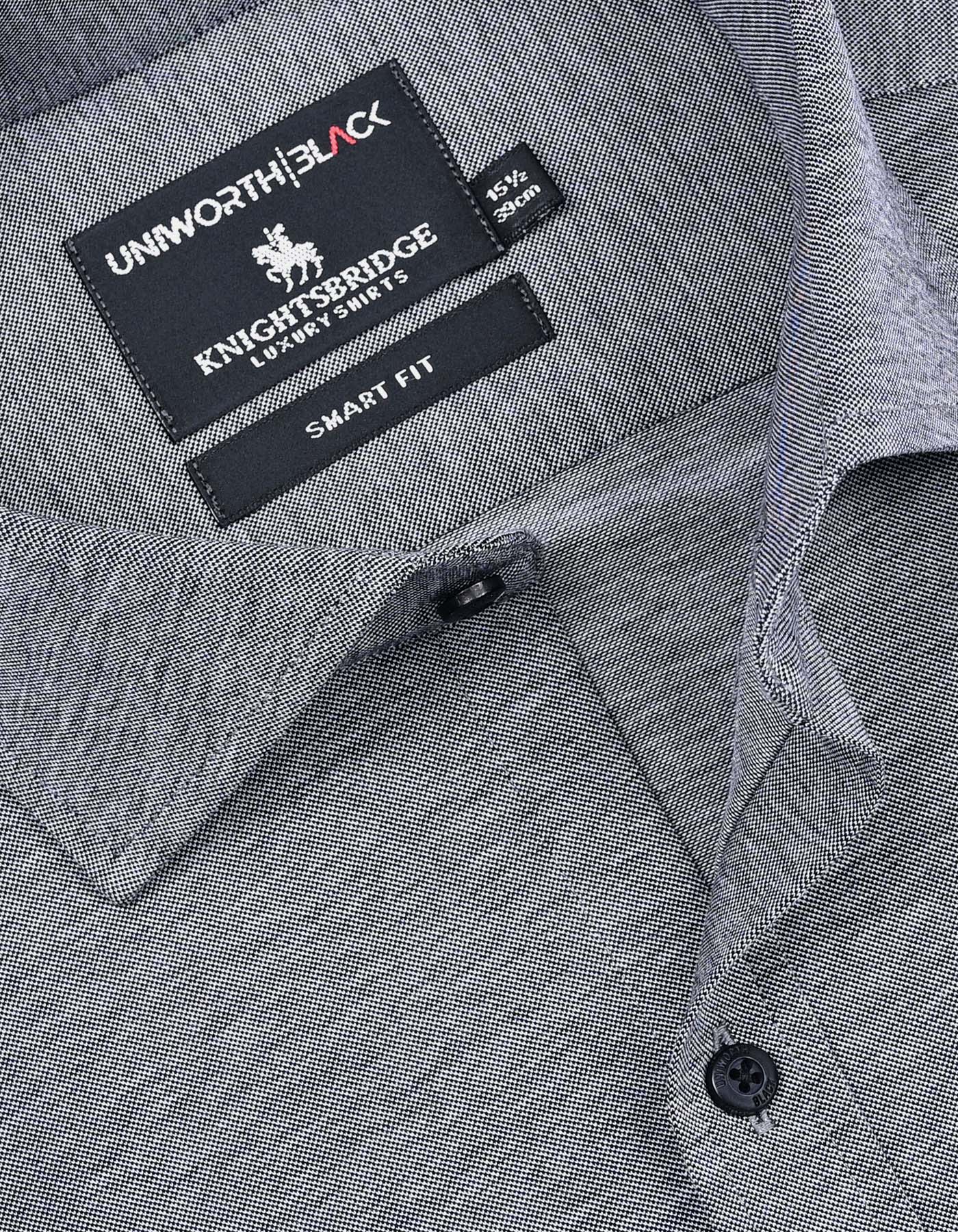 Formal Shirt Knit Grey 15 FSK42SF Uni Black FSK42SF-15
