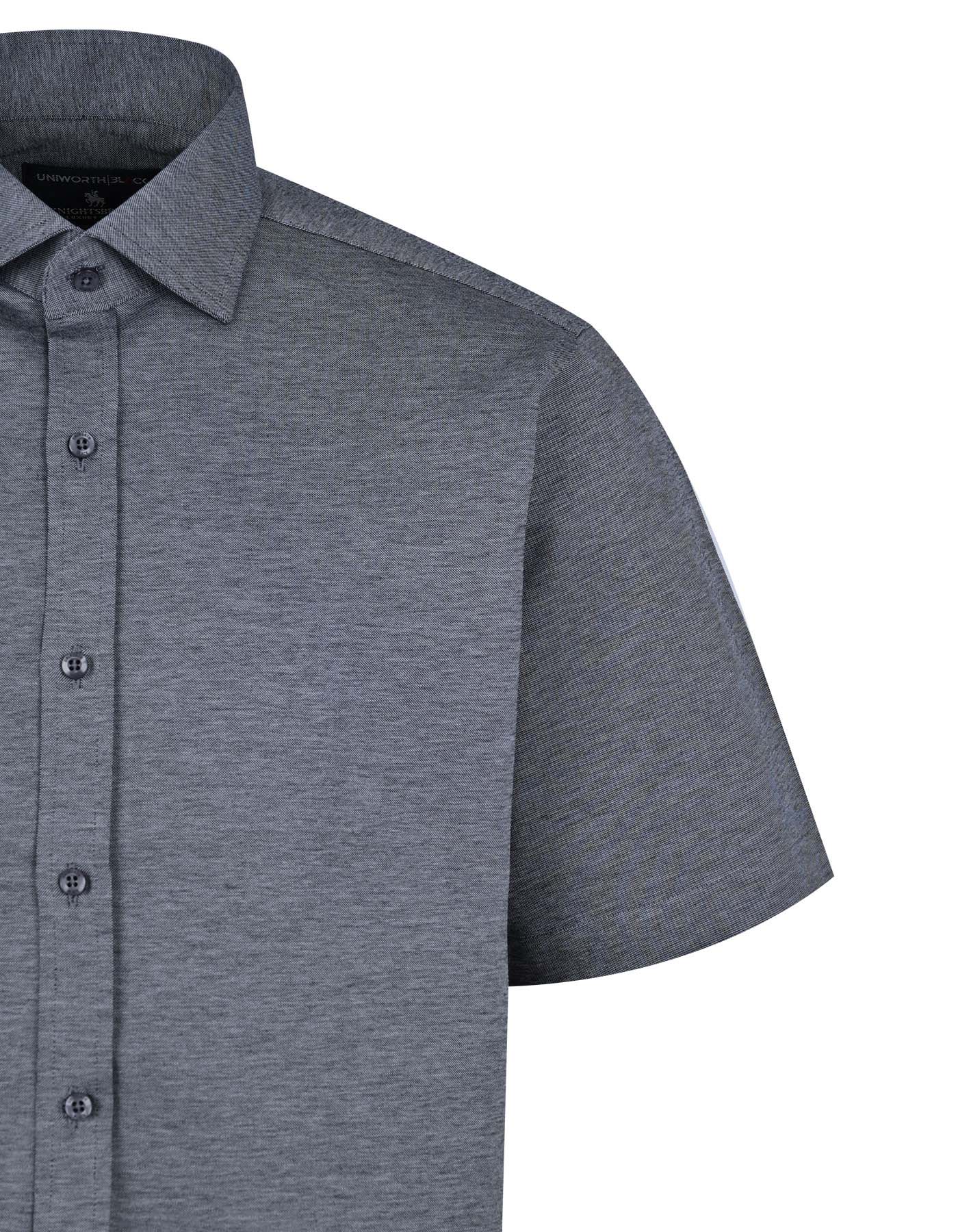 Plain Grey Smart Fit Shirt FSK42SH-16