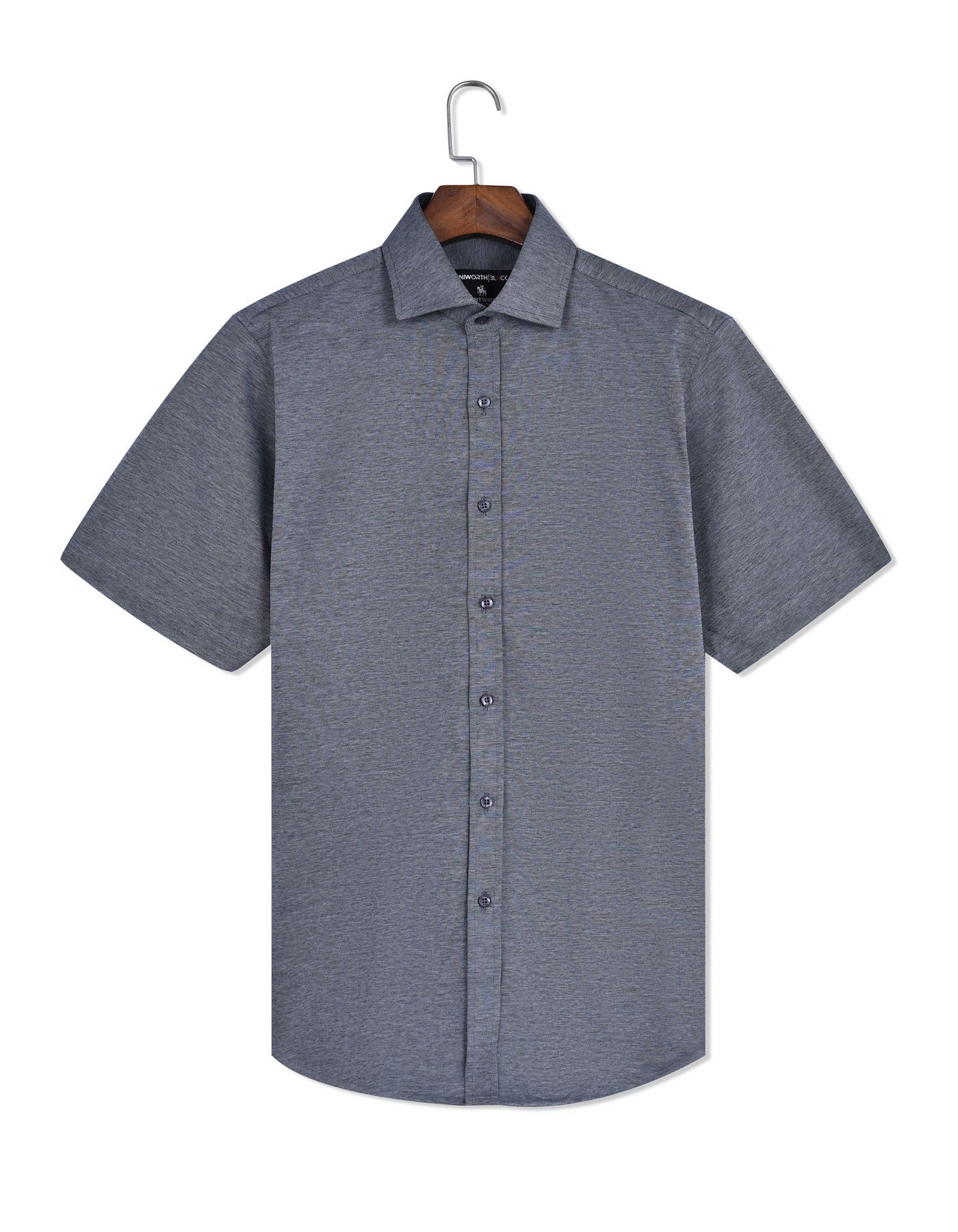 Plain Grey Smart Fit Shirt FSK42SH-15.5