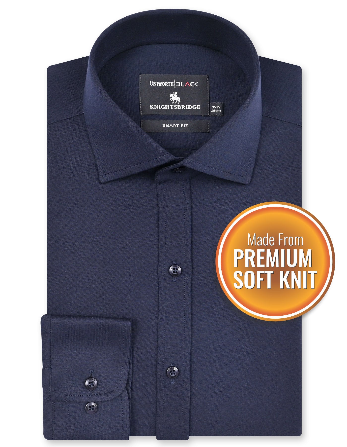 Formal Shirt Knit D Navy 14? FSK45SF Uni Black FSK45SF-14.5