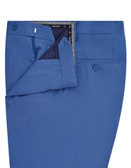 Blue Texture Formal Trouser Tailored Smart Fit FT2217S-32