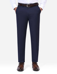 Navy Plain Formal Trouser Tailored Smart Fit FT2607-5S-30