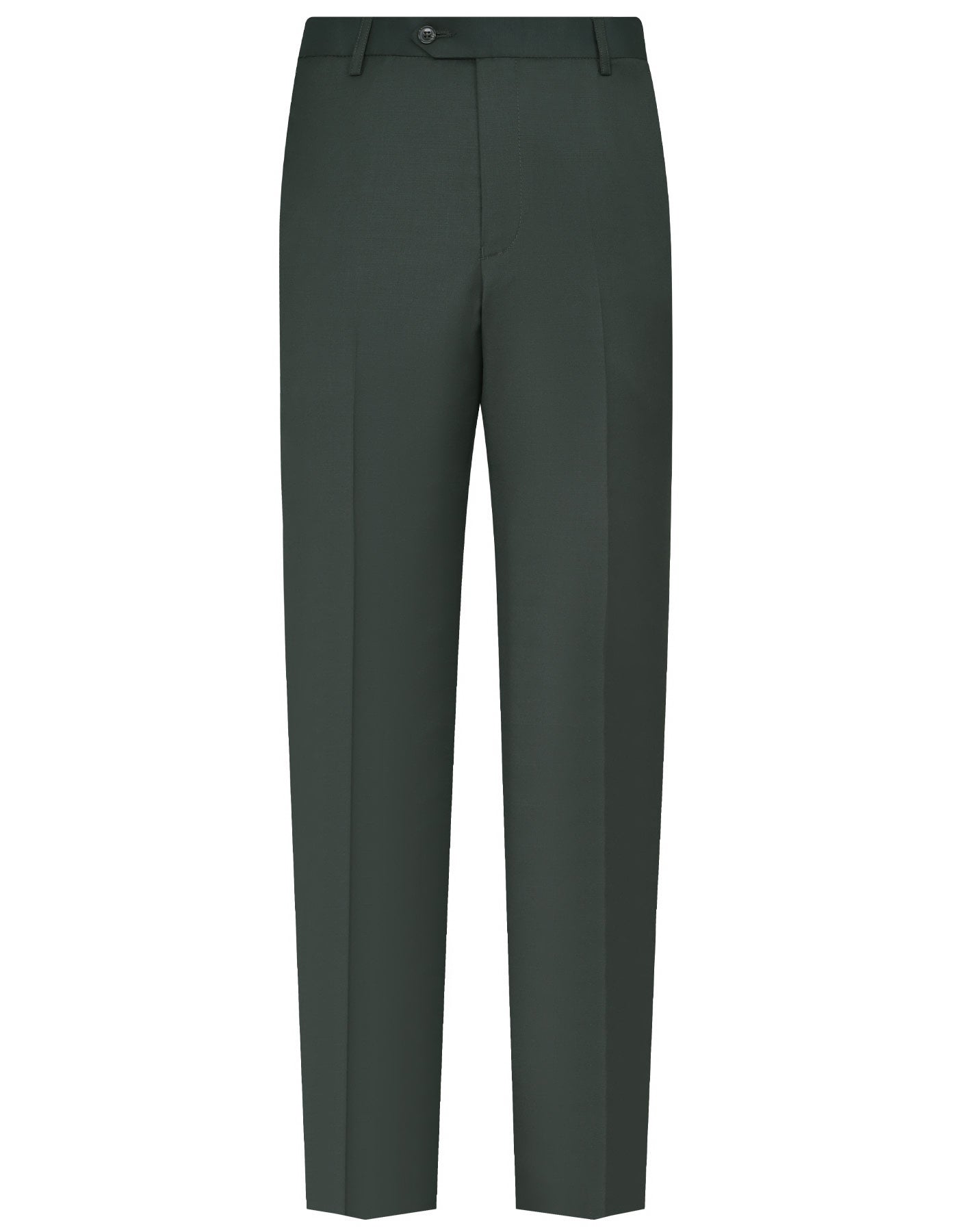 D Green Plain Formal Trouser Tailored Smart Fit FT2608-1C-30