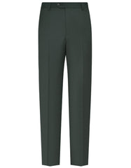D Green Plain Formal Trouser Tailored Smart Fit FT2608-1C-30