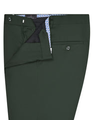 Green Plain Formal Trouser Tailored Smart Fit FT2608S-32
