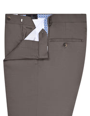 Khaki Plain Formal Trouser Classic Fit FT2609C-32