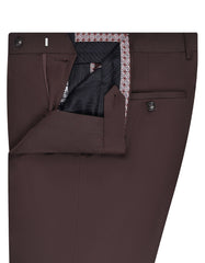 Chocolate Plain Formal Trouser Classic Fit FT2610-4C-32